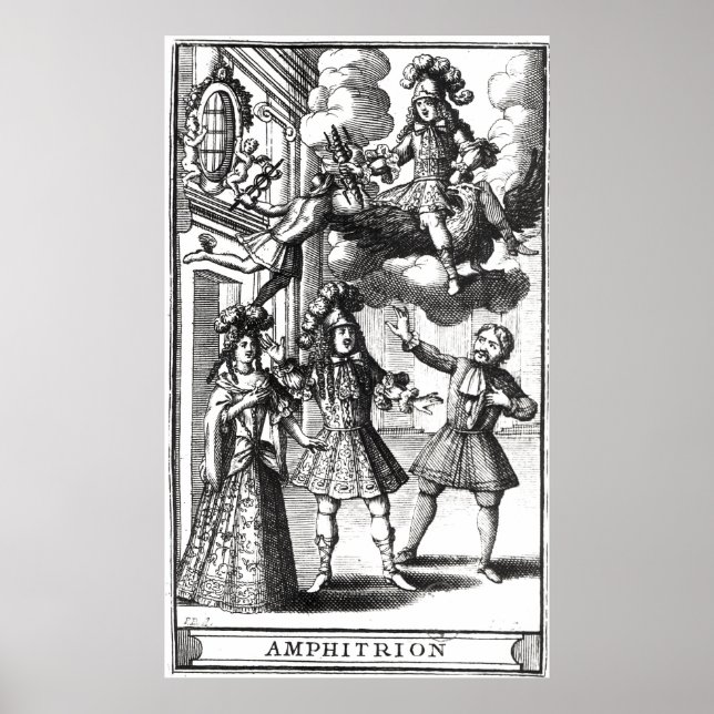 Moliere "Amphitryon" Poster (Vorne)