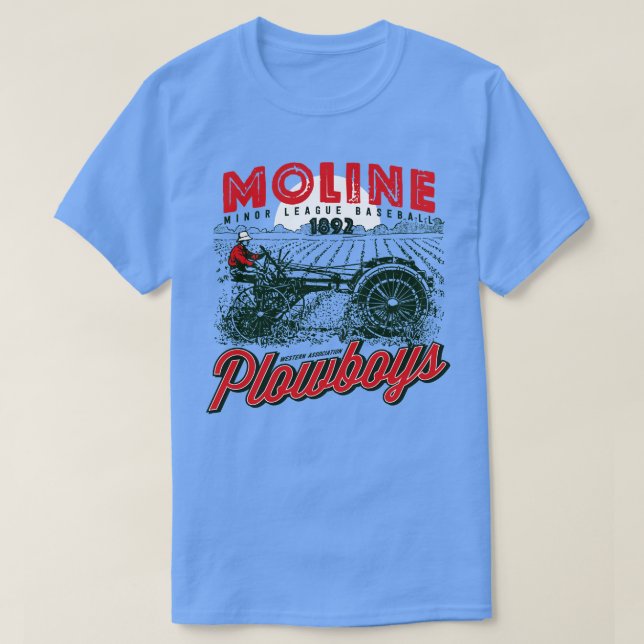 Moline Plowboys T-Shirt (Design vorne)