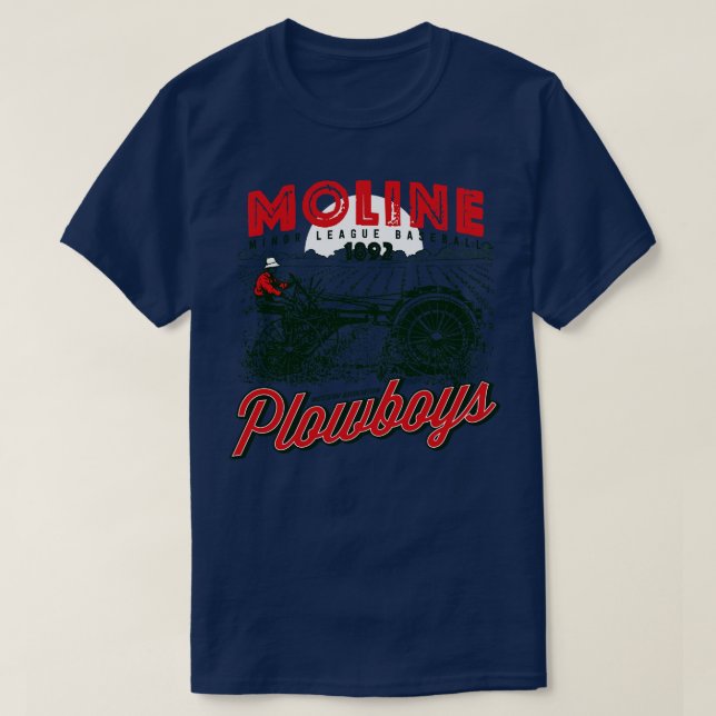 Moline Plowboys T-Shirt (Design vorne)