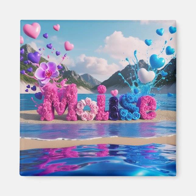 Molise Floral Magnet (Vorne)