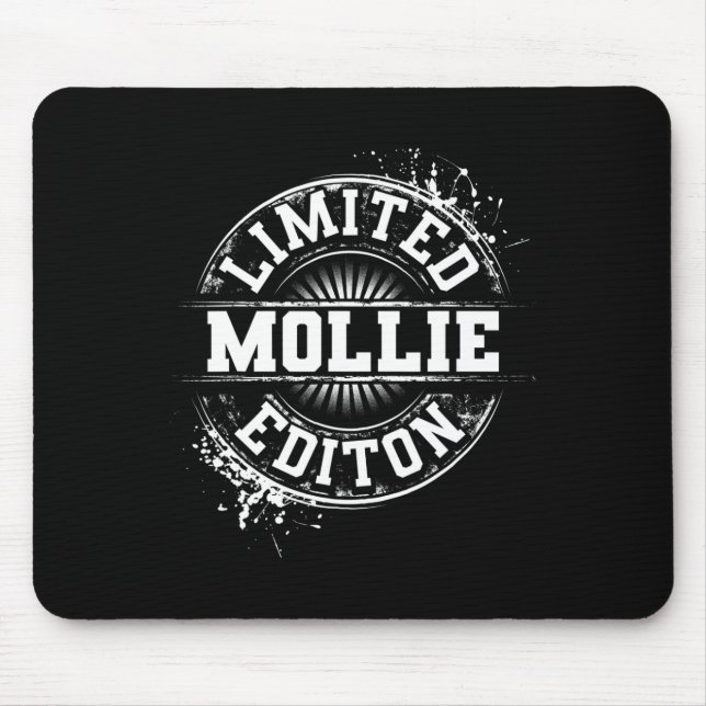 Mollie limitierte Auflage lustiger personalisierte Mousepad (Vorne)