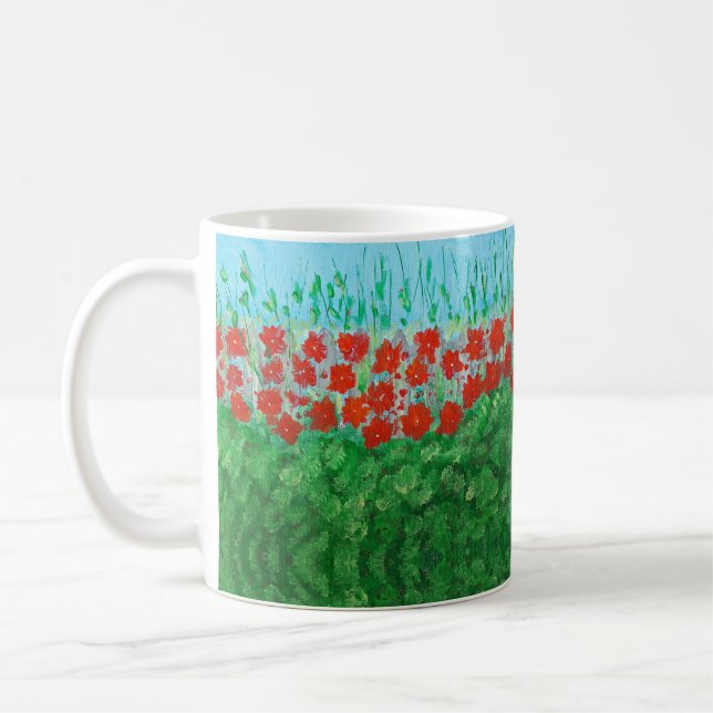 Mollie's Rose Garden Coffee Tasse (Links)