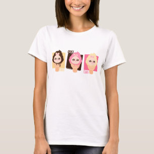 mollige Häscheneis Creme-neopolitan T-Shirt