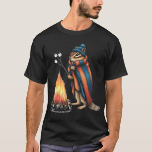 Molliger Hamster stopft Gesicht mit Erdnüssen T-Shirt