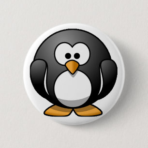 Molliger Pinguin Button