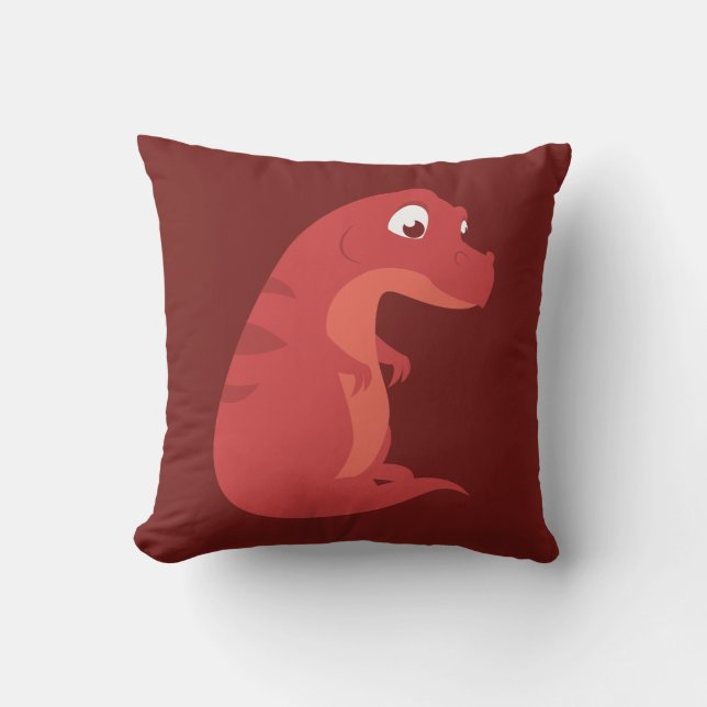 Molliges T-Rex Kissen (Vorderseite)