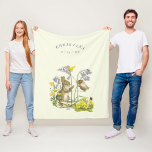 Molly Brett Momma Rabbit Baby Swing LadyBug Fleecedecke