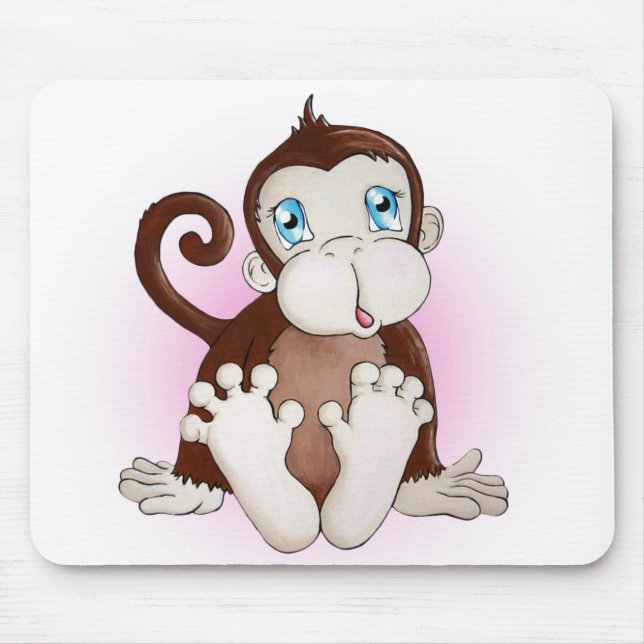 Molly der Affe Mousepad (Vorne)