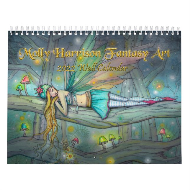Molly Harrison 2022 Fantasy Art Calendar Kalender (Titelbild)