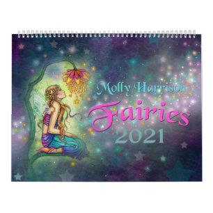 Molly Harrison Fairies 2021 Wall Calendar Kalender