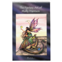 Molly Harrison Fairy Art Portfolio Book