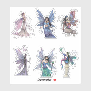 Molly Harrison Fairy Stickers Fantasy Art Fairies Aufkleber