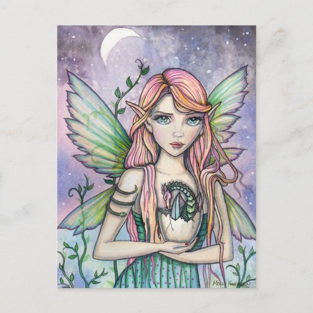 "molly harrison illustrationen" postkarte (Vorderseite)