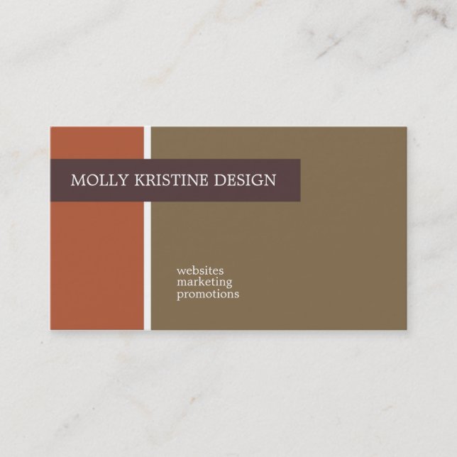 Molly Kristine Business Cards Visitenkarte (Vorderseite)