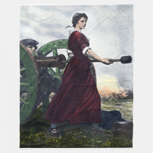 Molly-Krug - revolutionärer Kriegs-Patriot Fleecedecke