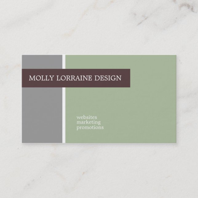 Molly Lorraine Business Cards Visitenkarte (Vorderseite)