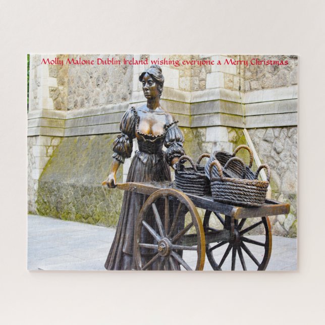 Molly Malone Dublin Irland. Jigsaw Puzzle (Horizontal)