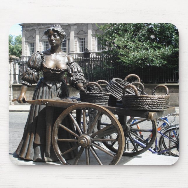 Molly Malone und Schubkarre Irland Mousepad (Vorne)