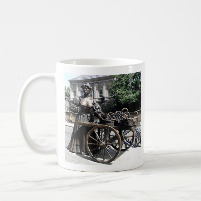 Molly Malone und Wheelbarrow Irland Tasse (Links)