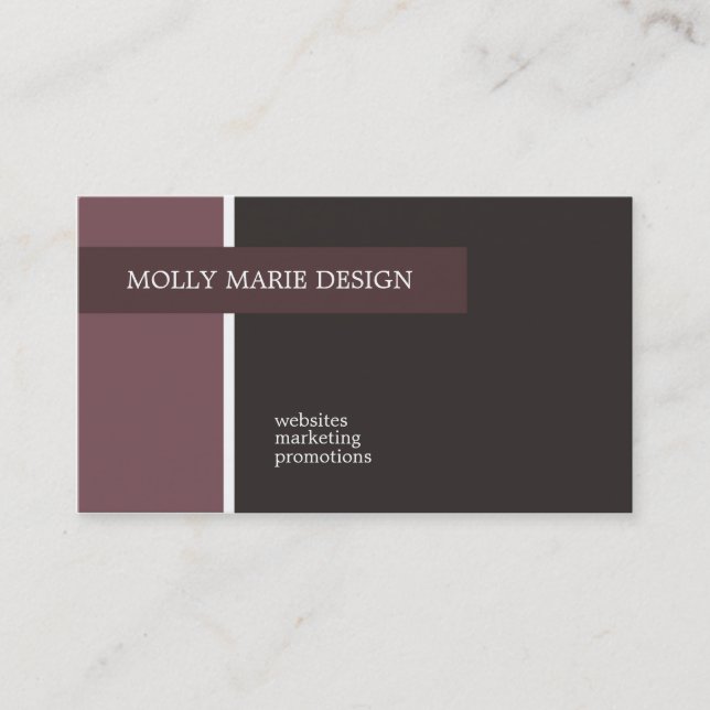 Molly Marie Business Cards Visitenkarte (Vorderseite)