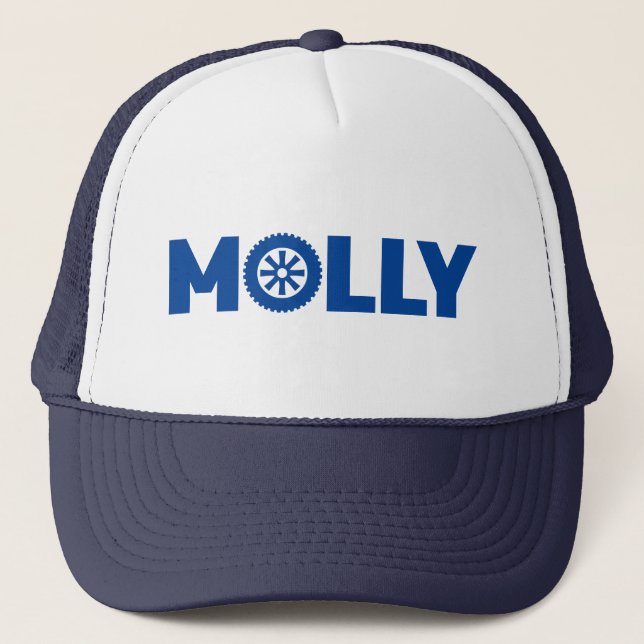 Molly Petrol Head Truckerkappe (Vorderseite)