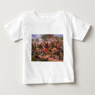 Molly Pitcher Firing Cannon bei der Schlacht von M Baby T-shirt
