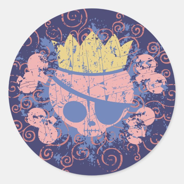 Molly Queen Runder Aufkleber (Vorderseite)