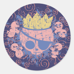 Molly Queen Runder Aufkleber