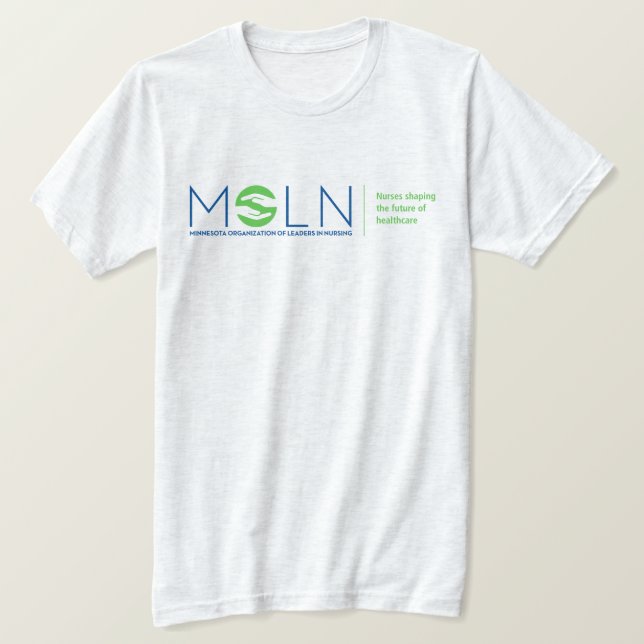 MOLN Light Color Tri-Blend-T - Shirt (Design vorne)