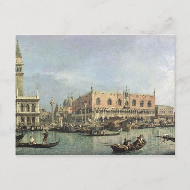 Molo und Piazzetta San Marco, Venedig (Öl Postkarte (Vorderseite)