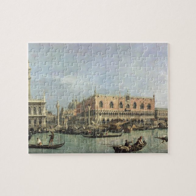 Molo und Piazzetta San Marco, Venedig (Öl Puzzle (Horizontal)