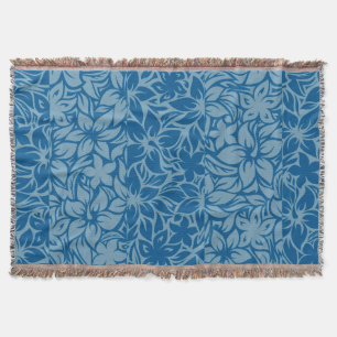 Moloaa Bay Hawaiian Hibiscus Tonal Stripe Decken