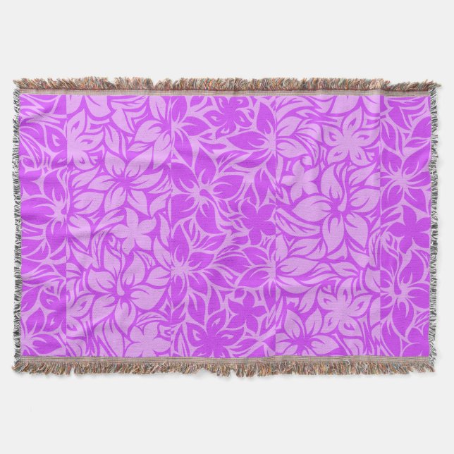 Moloaa Bay Hawaiianischer Hibiskus Tonal Strip Dec Decke (Vorderseite)