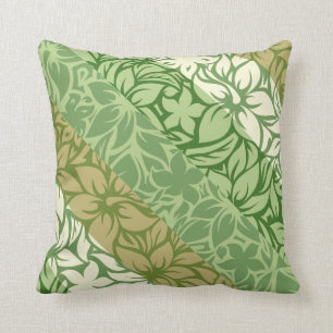 Moloaa Bucht-hawaiischer Hibiskus-gestreifte Kissen