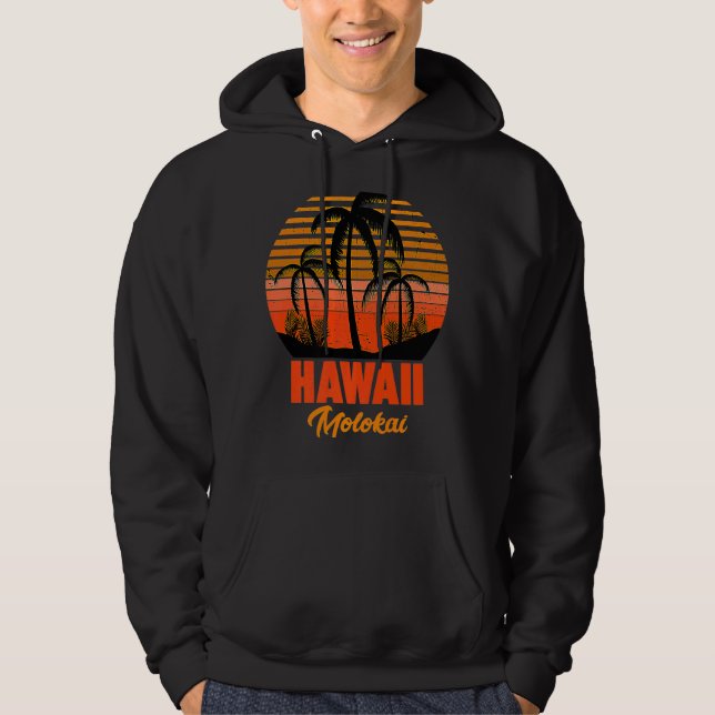 Molokai Hawaii Hoodie (Vorderseite)