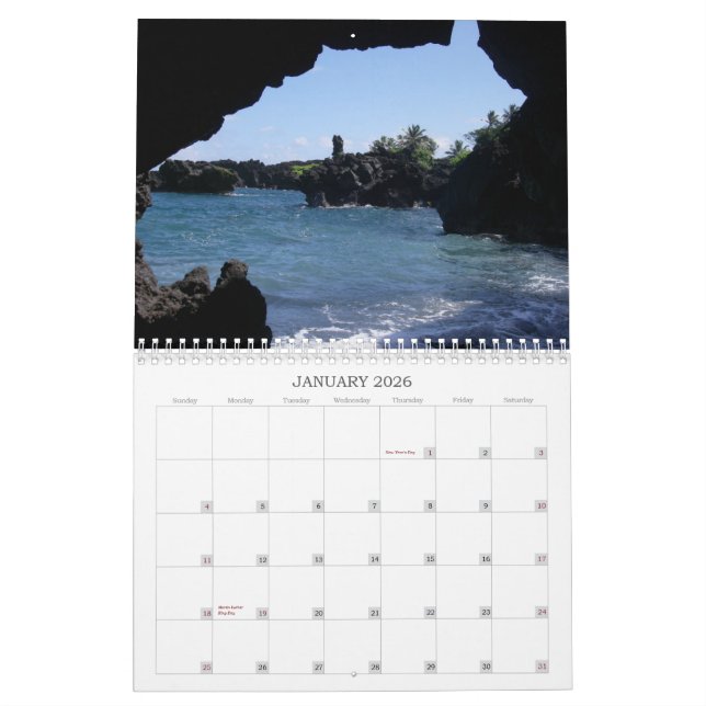Molokai-Reflexionen Kalender (Jan 2026)