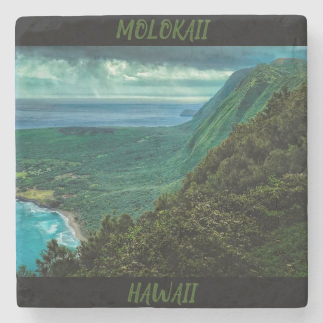 MOLOKAII HAWAII STEINUNTERSETZER (Vorderseite)