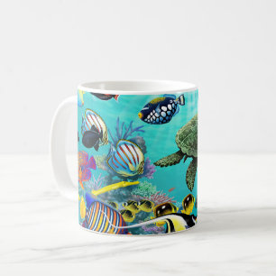 Molokini Bucht-hawaiische tropische Kaffeetasse