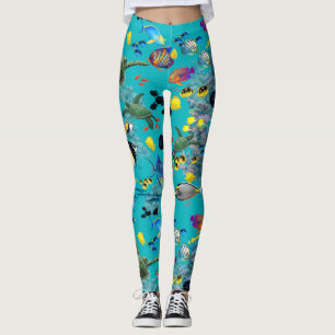 Molokini Bucht-hawaiische tropische Leggings