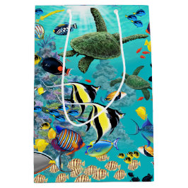 Molokini Bucht-hawaiische tropische Mittlere Geschenktüte