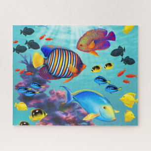 Molokini Cove Hawaii Tropischer Fisch Puzzle