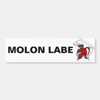 Molon Labe Autoaufkleber
