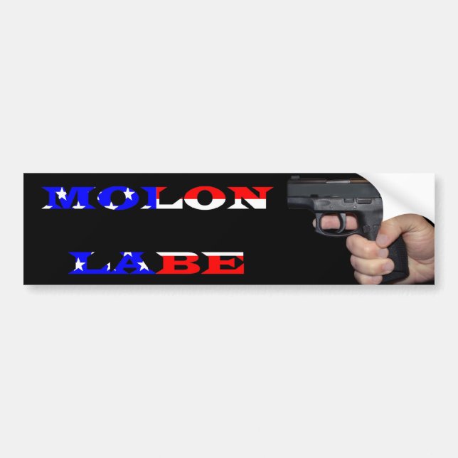 Molon Labe Autoaufkleber (Vorne)
