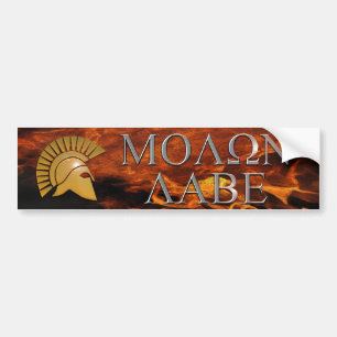Molon Labe Autoaufkleber