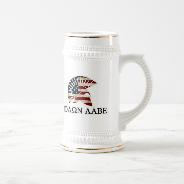 MOLON LABE BIERGLAS (Rechts)