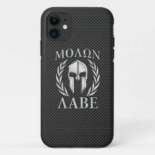 Molon Labe Chrom-Art-spartanische iPhone 11 Hülle