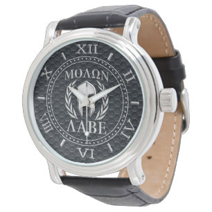 Molon Labe Chrom mag spartanischen Armbanduhr