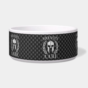 Molon Labe Chrome Style Spartan Armor Carbon Fibre Napf