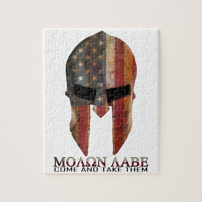 Molon Labe -, das gekommen wird und nehmen ihnen Puzzle (Vertikal)