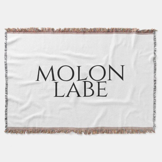 Molon Labe Decke (Vorderseite)